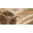 thumbnail image 2 of Fabiano, Marco 18x11 Black Ornate Wood Framed with Double Matting Museum Art Print Titled - Travel by Air I Sepia, 2 of 4
