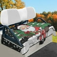 thumbnail image 2 of Yuyamidu Santa Claus Golf Cart Seat Covers, Xmas Tree Golf Cart Seat Towel Blanket for 2 Passenger, Christmas Club Car Accessories Gifts for Golfer for Winter, 2 of 6