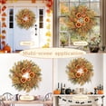 thumbnail image 3 of Christmas gift front door autumn wreath 24 inch sunflower wreath, porch farmhouse outdoor indoor hanging decoration, 3 of 4