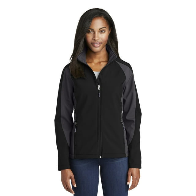 Chaqueta Soft Shell Colorblock para mujer de Sport-Tek®. LST970 deporte-tek LST970