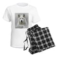 thumbnail image 4 of CafePress - White Wolf Women's Light Pajamas - Women's Short Sleeve Print T-Shirt and Pants Light Cotton Pajama Set, 4 of 7