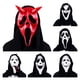 thumbnail image 3 of Horror Scream VI Grimace Killer Cosplay Black Cloak Disfraz De Terror Fantasma Máscara Halloween Carnaval Traje, 3 of 4