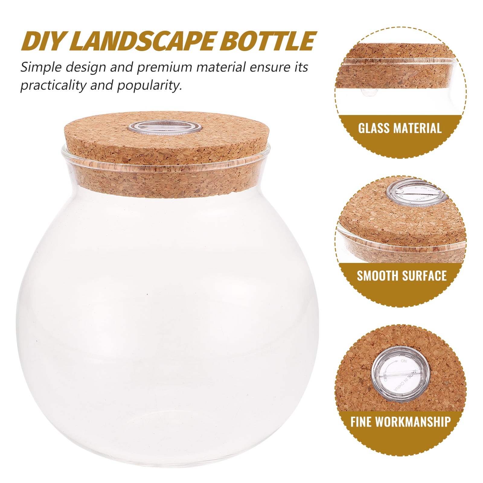 Buy Glass Vase Terrarium Plant Flower Planter Bubble Clear Bowl Light Air Bowls Up Terrariums