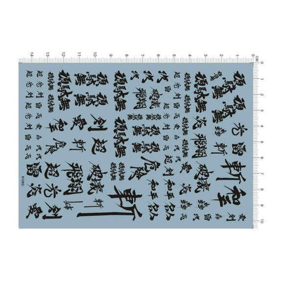 1* Japanese Characters Different Scales Model DIY Replacement Kit Stickers for Gundam Decals