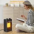 thumbnail image 3 of 1500W Fast Heating Ceramic Space Heater, Portable Electric Heater with 70° Oscillation, 3 Modes for Home, Office, Bedroom, 3 of 5