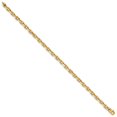 thumbnail image 2 of Auriga Fine Jewelry 14K Yellow Gold 4.2mm Fancy Link Bracelet 7inch for Women, 2 of 4