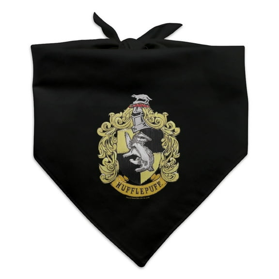 Harry Potter Hufflepuff Painted Crest Dog Pet Bandana