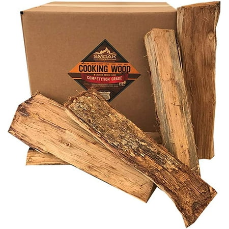 

Smoak Firewood’s 16inch Length Premium Cooking Wood & Firewood Logs – Used for Grills Smokers Pizza ovens stoves firepits or fireplaces – USDA Certified Kiln Dried (Maple – 60-70lbs 16inch Wood)