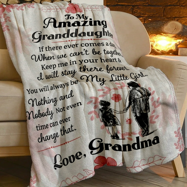 Granddaughter throw blanket new arrivals