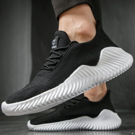 

BUBUDENG Mens Mesh Running Shoes Slip on Walking Workout Shoes Athletic Casual Sneakers Lightweight Low Top Shoes