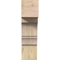 thumbnail image 6 of Ekena Millwork 6"W x 18"D x 22"H Balboa Block Rough Sawn Bracket, Douglas Fir, 6 of 25