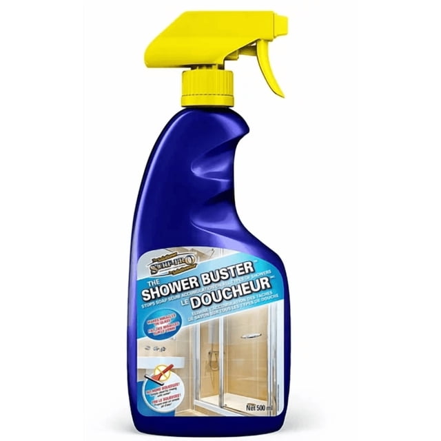 SURF PRO Shower Glass Door Cleaner – Shower Buster Spray 500ml / 16.9oz