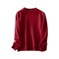 thumbnail image 6 of Ugoldhm Girls Sweaters Crewneck Long Sleeve Fuzzy Tops Fall Winter Warm Shirts for 2-14 Years, 6 of 6