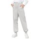 thumbnail image 2 of Cowsor Kids Solid Color Sweatpants Casual Elastic Waist Joggers Pants Comfort Loose Fit Athletic Pants Running Trousers, 2 of 7