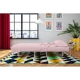 thumbnail image 4 of Novogratz Futon & Twin Sleeper Sofa Sheet Set Brushed Microfiber 90 GSM in Pink, 4 of 8