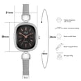 thumbnail image 3 of Sfonq Price Drop Watches for Women Oval Ladies Diamond-studded Small Retro Roman Mother-of-pearl Belt Watch Mothers Day Gift,Black Buy 2 Save 10%, 3 of 3