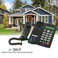 thumbnail image 2 of Caller ID Telephone Handsfree Calling Landline Phone English, Noise Reduction Telephone With Mute Function, Practical Landline Phone For Home Office Hotel, 2 of 8