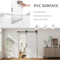 thumbnail image 4 of HOMCOM 36"x84"Sliding Barn Door with Hardware Kit, Waterproof, White, 4 of 10