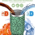 thumbnail image 3 of Leopard Print 30oz Handheld Travel Tumbler with Handle – Double Wall Stainless Steel Insulated Cup, Flip Straw Lid, Leak-Proof & BPA-Free for Hot and Cold Drinks – Durable Coffee & Juice Mug Black, 3 of 6