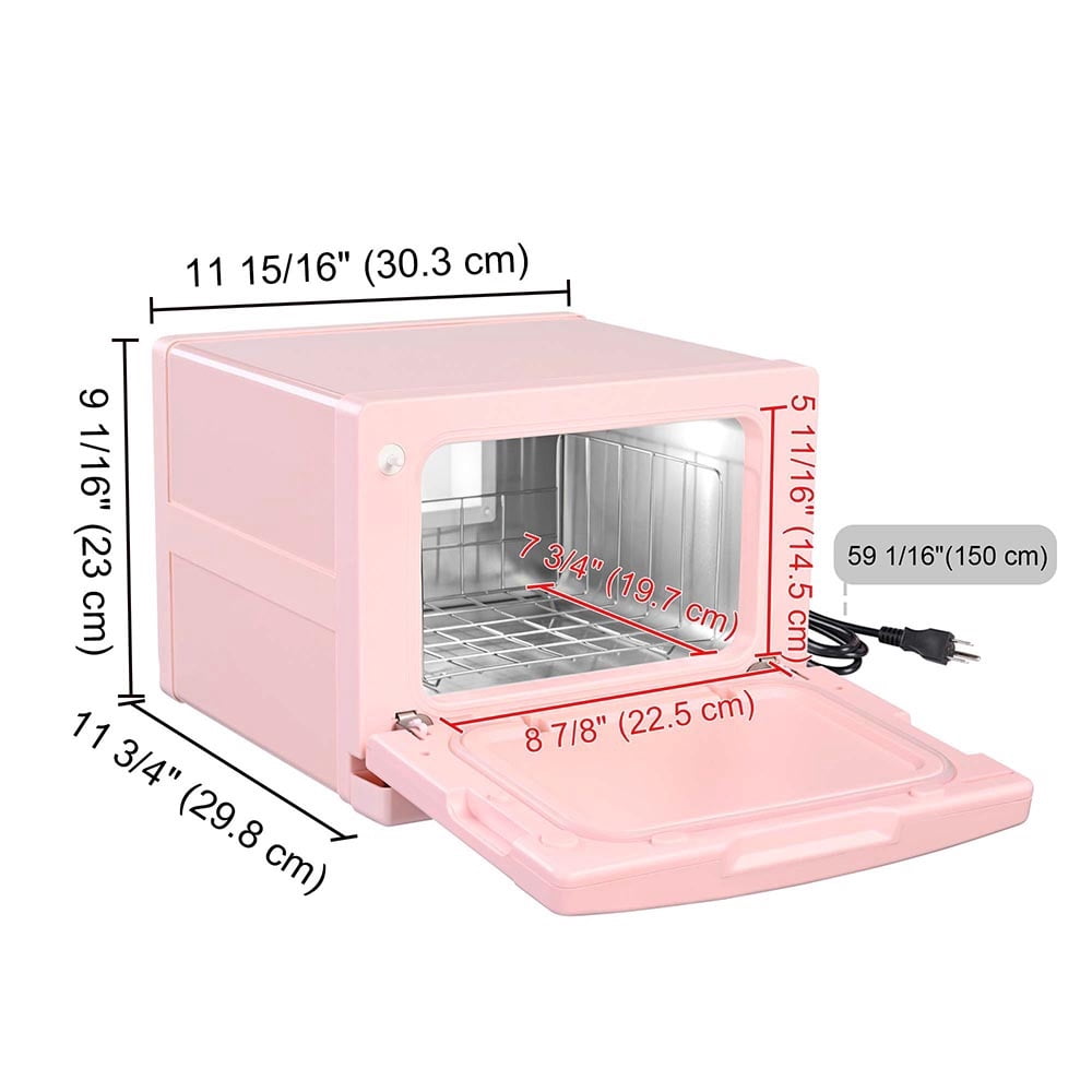 Yescom 8L Professional Hot Towel Warmer & UV Sterilizer for Spas, Salons, and Home Wellness, Pink