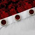thumbnail image 4 of Castle Fairy Hippie Damask Blackout Curtains Set of 2 (52x84 Each),Luxury Window Curtains, 4 of 6