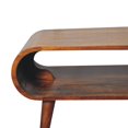 thumbnail image 3 of Artisan Furniture Solid Wood Open Chestnut Coffee Table, 3 of 8