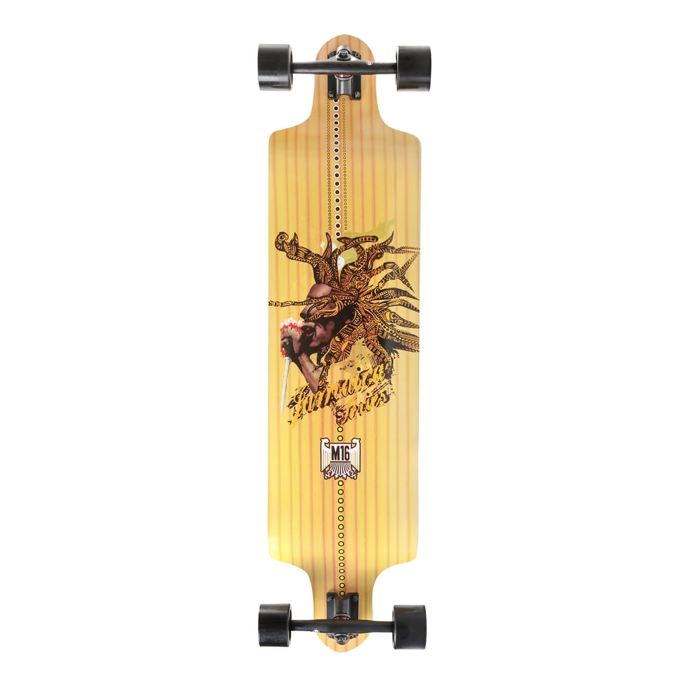 PRO Skateboard Complete for Adults and Beginners 41 Inch Drop Down