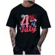 thumbnail image 2 of Tops para hombre, blusas y camisas de cuello redondo y manga corta para hombre, tops casuales de cuello redondo y manga corta con estampados especiales para hombre., 2 of 5