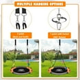 thumbnail image 2 of Tree Swing, Saucer Swing Sets 43 Inch for Kids, Come with 360 Degree Swivel and Adjustable Hanging Strap, Gray and Orange, 2 of 7