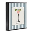 thumbnail image 2 of Stupell Industries Modern Cosmopolitan Summer Stripes Black Framed Giclee Art, 12 x 12, by Susan Jill, 2 of 8