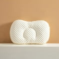 thumbnail image 4 of Knit Neck Pillow - White Polyester with Recycled Fiber Filling, 50x30x7cm (19.68x11.89x2.75in), Soft & Supportive for Back Side Stomach Sleepers, Machine Washable, 1PC, 4 of 7