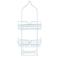 thumbnail image 5 of Bath Bliss Metal Shower Organizer, White, 5 of 8