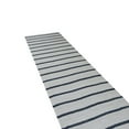 thumbnail image 4 of Rugsotic Carpets Eco-Friendly Woven Hand Woven Kilim Flat Weave Cream Charcoal Contemporary Area Rug, 2'6''x6' Runner, Antimicrobial, 4 of 10