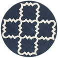 thumbnail image 4 of SAFAVIEH Chatham Osbert Geometric Wool Area Rug, Dark Blue/Ivory, 2' x 3', 4 of 10