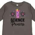 thumbnail image 4 of Inktastic Science Princess Girls Scientist Girls Long Sleeve Toddler T-Shirt, 4 of 5