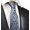 Grey, variant on Grey Classic Paisley Men's Ties