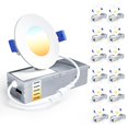 thumbnail image 1 of Luz LED empotrable Ensenior de 3" 5CCT regulable 120V 6W, 1 of 8