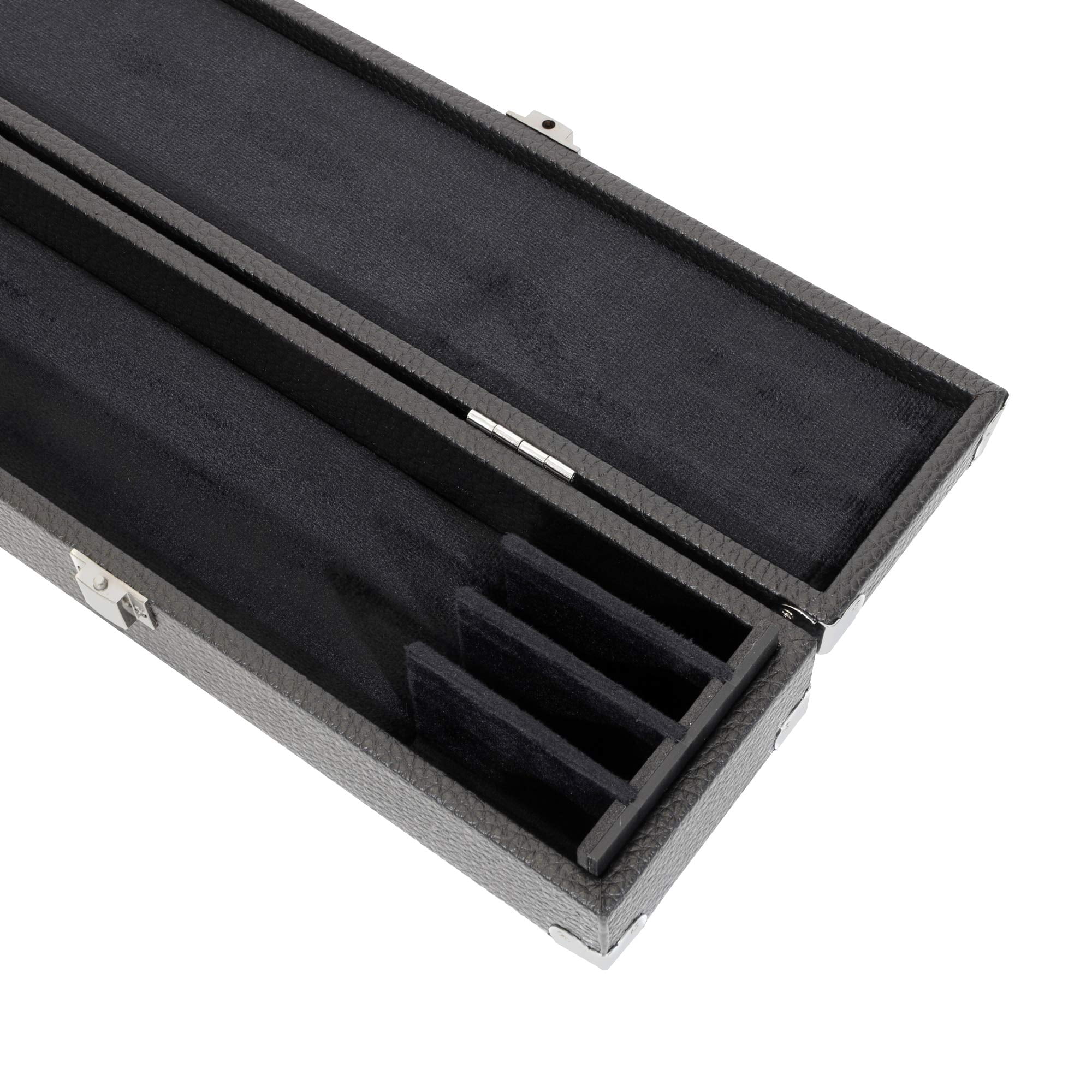 MI&VI Classic Leather Bow Case for (4) Four Violin/Viola/Cello Bows with Sturdy Handles | Strong Latches | Firm Velvet Interior Cushioning - By MIVI Music