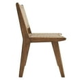 thumbnail image 4 of Side Dining Chair, Walnut Natural, Wood, Kitchen Cafe Bistro Hospitality Restaurant, Modern Contemporary HB36100, 4 of 11