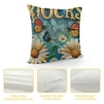 thumbnail image 4 of Nawypu Welcome Throw Pillow Covers Decorative&nbsp;Daisy Butterfly Animal Flower Farmhouse Pillows Covers Watercolor Outdoor Pillowcase for Home Sofa Cushion Cover (Butterfly), 4 of 5