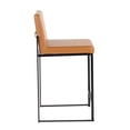 thumbnail image 5 of LumiSource Fuji High Back 26" Fixed-Height Barstool - Set of 2, 5 of 6
