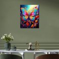 thumbnail image 2 of TISHIRON Paint by Numbers for Adults,16x20 inch Canvas Wall Art Multicolor Flowers Butterfly Oil Painting by Numbers Kit for Home Wall Decor (Frameless), 2 of 6