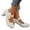 White, variant on Mary Jane Shoes Women Spring Comfy Business Low Heels Flats Shoes Slip on Non Slip Wide Closed Toe Ballet Walking Shoes (White)