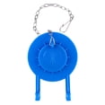 thumbnail image 3 of FUTUREORYY Toilet Silicone Flapper Seal PVC Blue Toilet Tank Accessory 1Set, 3 of 4