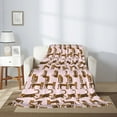 thumbnail image 2 of Sigee Leopard Print for Flannel Blanket - Ultra-Soft, Warm and Cozy, Perfect for Couch, Bed, or Travel-60"x50", 2 of 6