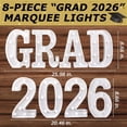 thumbnail image 3 of GRAD 2026 LED Marquee Light Up Letters Sign, Graduation Decorations for Class of 2026 Party, Table or Wall Centerpieces for Preschool High School College Graduation Decor, 3 of 6