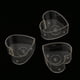 thumbnail image 2 of 10 vasos transparentes para velas, moldeables, románticos, para bodas, hogar y bricolaje. escuchar 4x2cm, 2 of 9