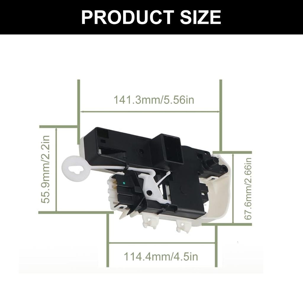 Washer Door Lock Assembly for Front Load Machines Plastic Washer Latches Replacement Washing Machine Accessories