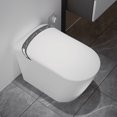 thumbnail image 2 of Starry Night Light Smart Toilet with Bidet, Auto Open/Close Seat with Foot Sensor, LED Display, Warm Water & Dryer, Modern Toilet for Bathroom, White, 2 of 7