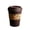 1-1, variant on Coffee Cup Trash Can Swing Top Sturdy PP For Home